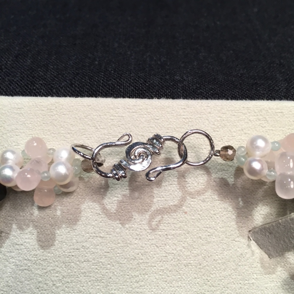 Euc Ross-Simons Multi-Gem Cluster With Quartz Nug… - image 4